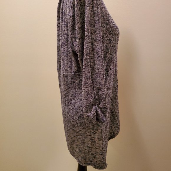 Heathered Navy Tunic Sweater - Picture 2 of 5